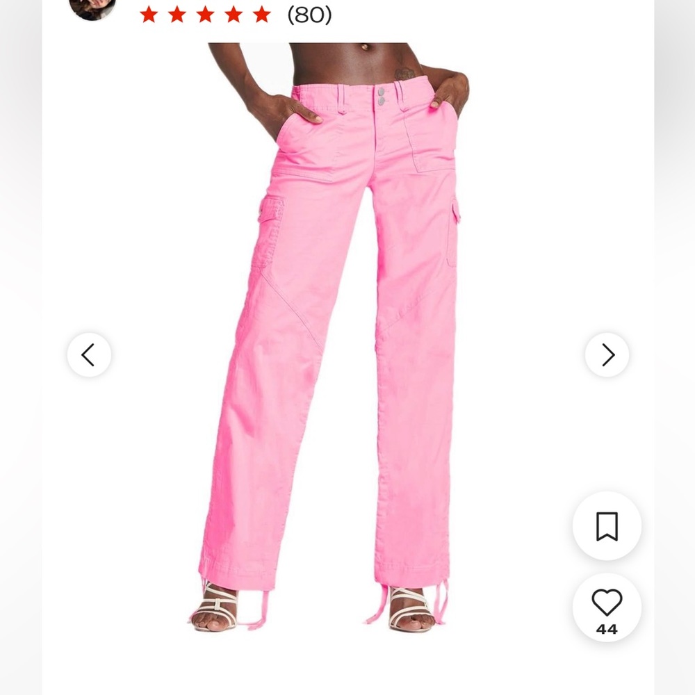 I. AM. GIA Pink Cargo Pants